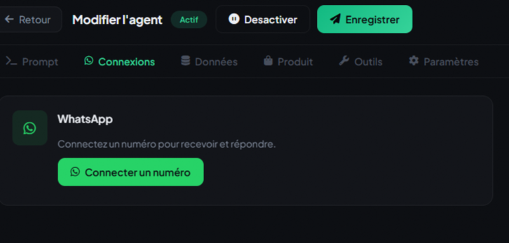 Connectez WhatsApp